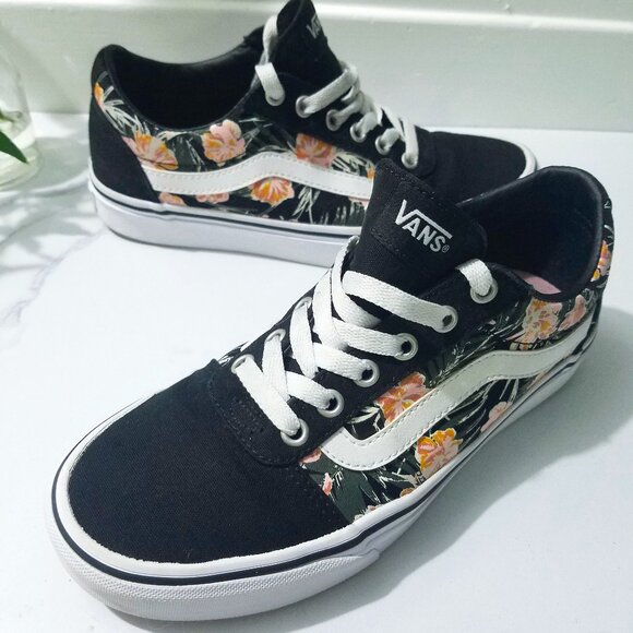 Vans Off The Wall Floral Fashion Sneakers - Picture 1 of 8